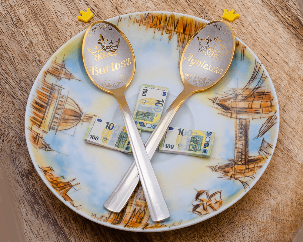 Zestaw z 2 Łyżeczek w drewnianym pudełku - obrazek 4